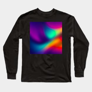 Beautiful Abstract Color Art Long Sleeve T-Shirt